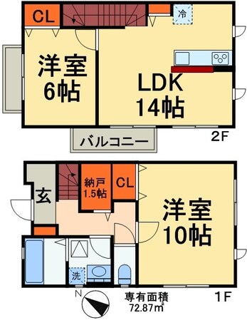 ヴィンテージアヴェニューの物件間取画像